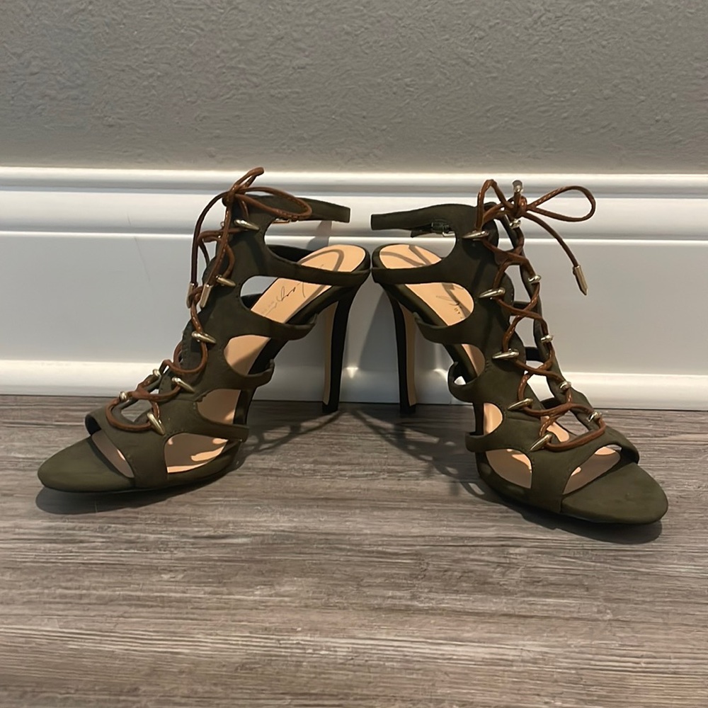 Lace up sandals